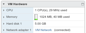 VM configuration